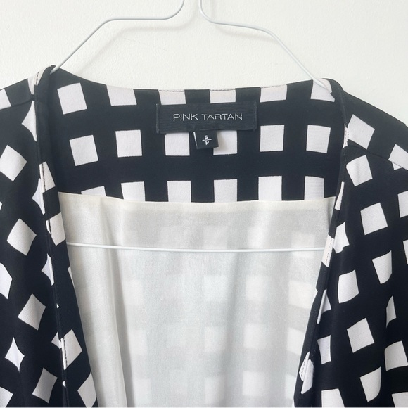 Pink Tartan gingham wrap dress - Picture 4 of 10